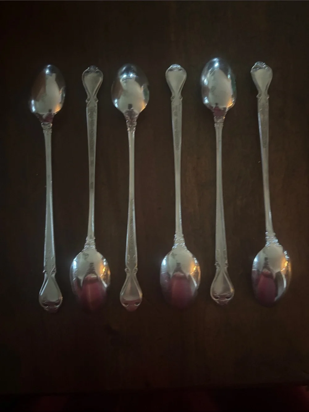 (6) Iced Tea Spoons 
